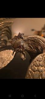 set van 2 kamphanen, Antiek en Kunst, Ophalen of Verzenden