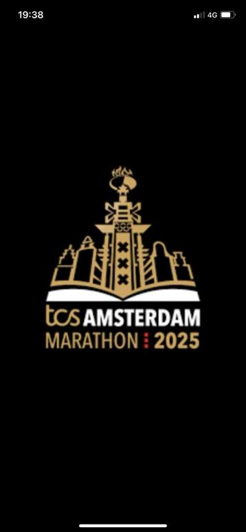 Gezocht startbewijs voor de halve marathon van Amsterdam. beschikbaar voor biedingen