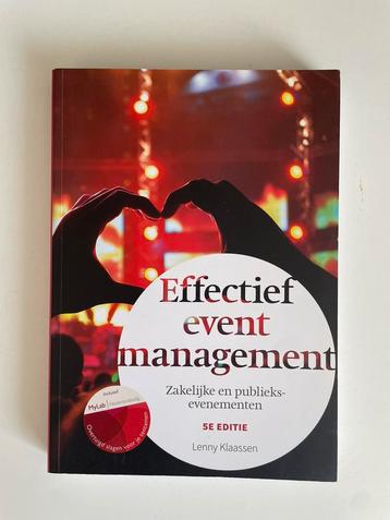 Effectief eventmanagement, 5e editie met MyLab NL toegangsco beschikbaar voor biedingen