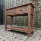Teakhouten sidetable 100 cm | Pimpskuorke, Huis en Inrichting, Kasten | Ladekasten, Ophalen, Teakhout, Nieuw, 50 tot 100 cm