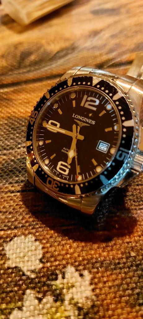 Longines  Hydroconquest 41mm automaat, Sieraden, Tassen en Uiterlijk, Horloges | Heren, Gebruikt, Polshorloge, Overige merken