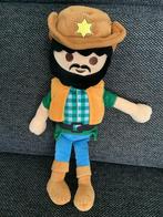 Playmobil pluche knuffel sherif cowboy sheriff pop 33 cm, Overige typen, Ophalen of Verzenden