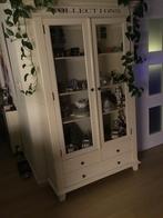 Vitrinekast, Huis en Inrichting, Kasten | Vitrinekasten, Ophalen, Gebruikt, 100 tot 150 cm, Landelijk