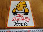 sticker Blij  Dat ik Rij Voor Ú   Truck, Verzamelen, Stickers, Ophalen, Zo goed als nieuw, Bedrijf of Vereniging
