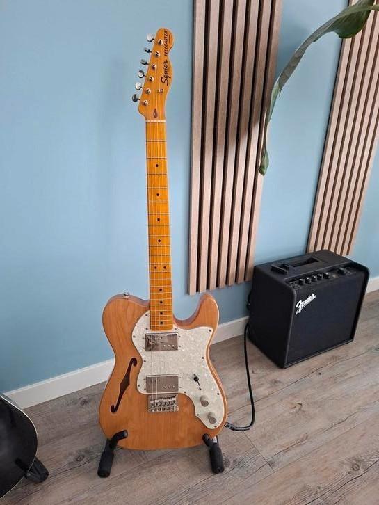 Squier Classic Vibe '70s Telecaster met versterker, Muziek en Instrumenten, Snaarinstrumenten | Gitaren | Bas, Zo goed als nieuw