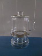 Douwe Egberts glazen theepot met theelicht zgan, Overige typen, Ophalen of Verzenden, Overige stijlen, Glas