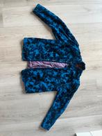 Uniek Handgemaakt Kobaltblauw Blousejasje - Maat 38, Verzenden, Zo goed als nieuw, Maat 38/40 (M), Blauw