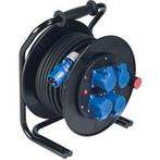 Kabelhaspel 25m 3x2.5 4x Cee wcd 16a/3/230v, Ophalen of Verzenden, Zo goed als nieuw, Kabel of Snoer