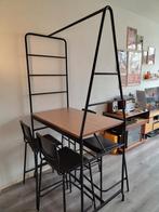 Håverud tafel met stig barkrukken ikea, Ophalen, 100 tot 150 cm, 50 tot 100 cm, Zo goed als nieuw