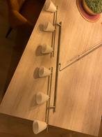 Hanglamp met Kelkjes - Dimbaar, Ophalen, Gebruikt, Glas, 75 cm of meer