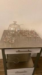 Punch / Bowl set met 10 glazen, Antiek en Kunst, Ophalen