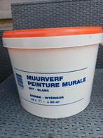 Muurverf 10l, Kwantum, Doe-het-zelf en Verbouw, Verf, Beits en Lak, Ophalen of Verzenden, Zo goed als nieuw, Wit, Verf