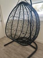 Hangstoel 2-persoons, zo goed als nieuw!, Huis en Inrichting, Stoelen, Twee, Zwart, Ophalen of Verzenden, Zo goed als nieuw