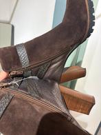 Hogl laarsjes bruin leer 6,5, Kleding | Dames, Ophalen of Verzenden, Zo goed als nieuw, Bruin