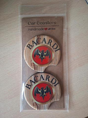Bacardi car coasters  beschikbaar voor biedingen