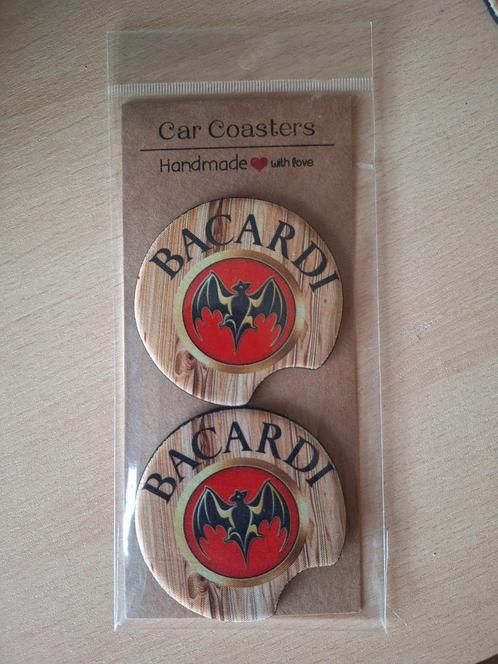 Bacardi car coasters, Verzamelen, Merken en Reclamevoorwerpen, Nieuw, Gebruiksvoorwerp, Ophalen