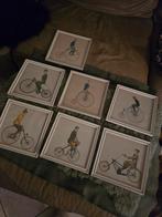 7x schilderij met diverse fietsen, Ophalen of Verzenden