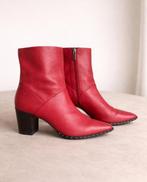 Bronx leren laarzen rood 41, Ophalen of Verzenden, Zo goed als nieuw, Rood, Hoge laarzen