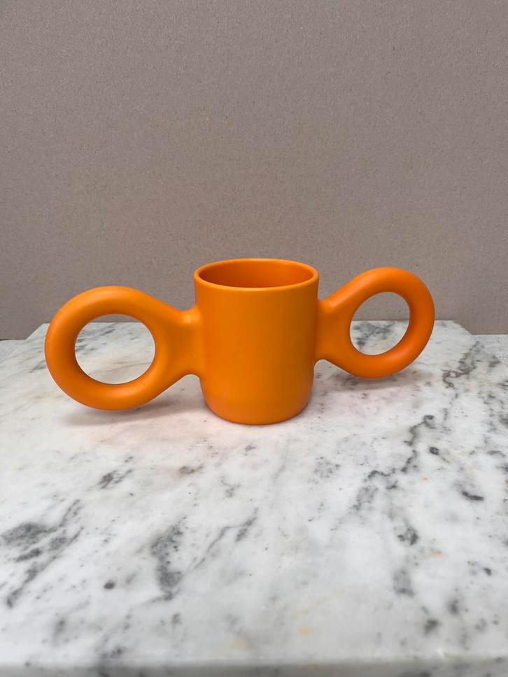 Vintage domoor beker van Richard Hutten voor Gispen, Huis en Inrichting, Keuken | Servies, Gebruikt, Overige typen, Overige stijlen