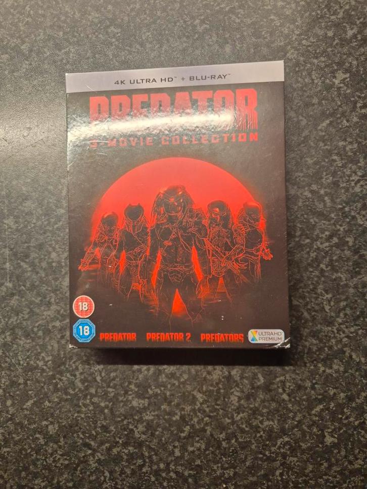 Predator 3-Movie Collection 4K UHD + Blu-ray Nieuw, Cd's en Dvd's, Blu-ray, Nieuw in verpakking, Actie, Boxset, Ophalen of Verzenden