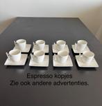 8x Espresso kop 8cl en schotel squito yong servies, Ophalen of Verzenden, Zo goed als nieuw, Overige stijlen, Kop(pen) en/of Schotel(s)