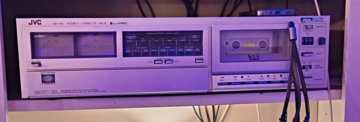 JVC KD-A8 Stereo Cassettedeck - Topklasse!, Audio, Tv en Foto, Cassettedecks, Enkel, JVC, Tiptoetsen, Tape counter, Ophalen