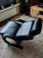 Fauteuil stoel NELO (Sweden) zwart relax (2 stuks), Huis en Inrichting, Fauteuils, Ophalen, Gebruikt, 50 tot 75 cm, Hout