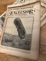 Excelsior Franse bladen uit 1918 per 6 st incl verz kosten, Ophalen of Verzenden, Tijdschrift, Buitenland, Voor 1920