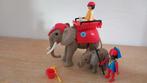 Playmobil circus olifantenact vintage setnr 3519, Gebruikt, Ophalen of Verzenden