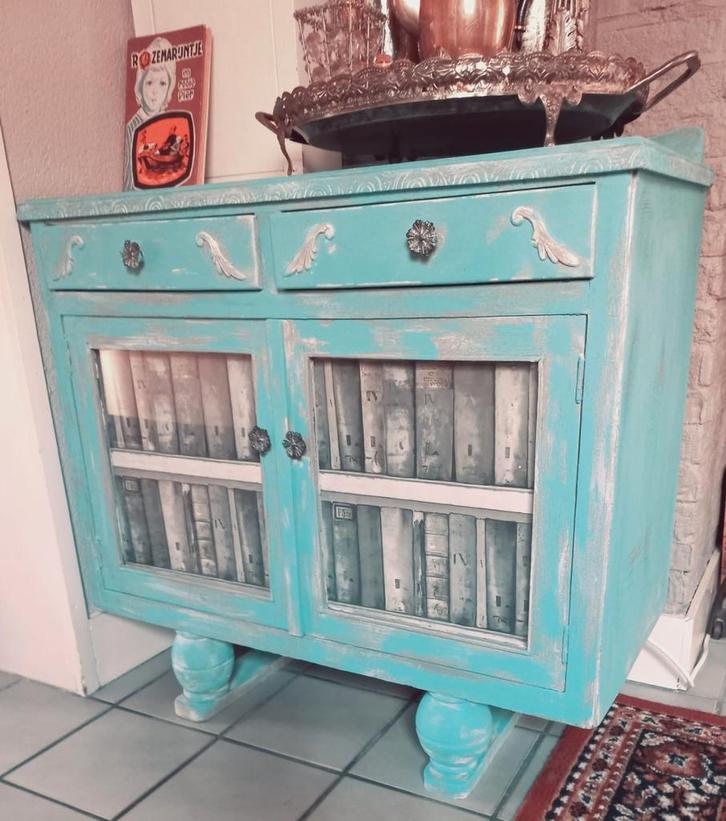 Brocant vintage kastje, Antiek en Kunst, Curiosa en Brocante, Ophalen