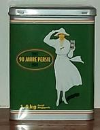 Rechthoekig vintage jubileumblik Persil 1907-1997, Ophalen of Verzenden, Nieuw, Overige, Overige merken