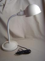 Vintage wit metalen bureaulamp Ikea Format, Gebruikt, Jaren 90, Ophalen of Verzenden, Metaal