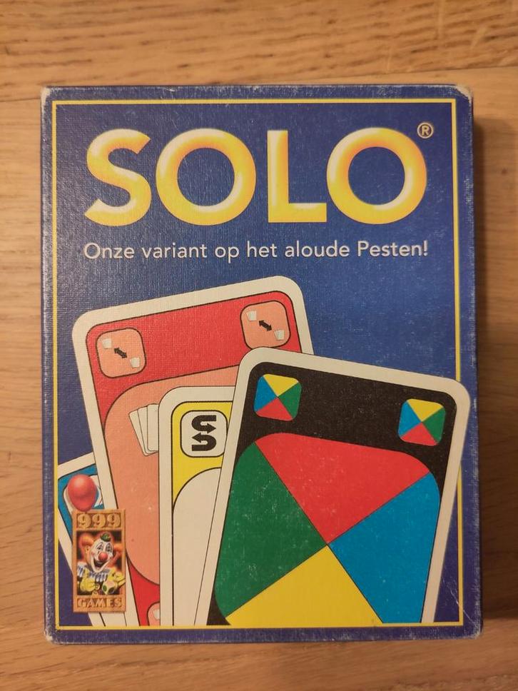 Solo Kaartspel - 999 Games, Hobby en Vrije tijd, Gezelschapsspellen | Kaartspellen, Nieuw, Een of twee spelers, Drie of vier spelers