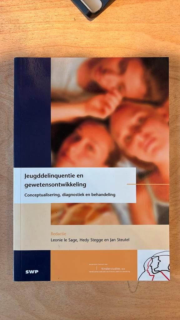 Jeugddelinquentie en gewetensontwikkeling, Boeken, Wetenschap, Zo goed als nieuw, Sociale wetenschap, Ophalen of Verzenden