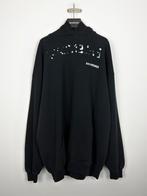 Balenciaga Hand-Drawn Hoodie Zwart Black Oversized Maat M, Maat 48/50 (M), Zwart, Ophalen of Verzenden, Zo goed als nieuw