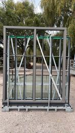 Kunststofkozijn met vast Triple glas HR+++, Doe-het-zelf en Verbouw, Glas en Ramen, Ophalen, Gevelraam of Ruit, 160 cm of meer