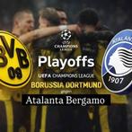 Borussia Dortmund v Atalanta 2 tickets gele wand!, Tickets en Kaartjes, Sport | Voetbal, Losse kaart, Twee personen, Februari