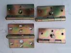 Set van 4 Scharnieren - AXA, Doe-het-zelf en Verbouw, Ophalen of Verzenden, Gebruikt, Overige materialen, Overige typen