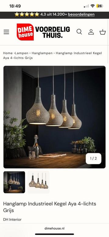Hanglamp Aya metaal  beschikbaar voor biedingen