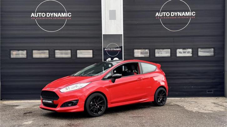 Ford Fiesta 1.0 EcoBoost Red Edition 140 PK (bj 2015), Auto's, Ford, Bedrijf, Te koop, Fiësta, ABS, Airbags, Airconditioning, Alarm