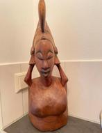 Drie Houten Beelden, Antiek en Kunst, Ophalen of Verzenden