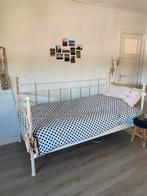 Ikea Tromsnes stalen Bed Compleet, Huis en Inrichting, Ophalen, Gebruikt, 90 cm, Eenpersoons