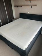 Swiss sense boxspring 180x200 met topper 65cm hoog, Huis en Inrichting, Slaapkamer | Boxsprings, Gebruikt, Zwart, Tweepersoons
