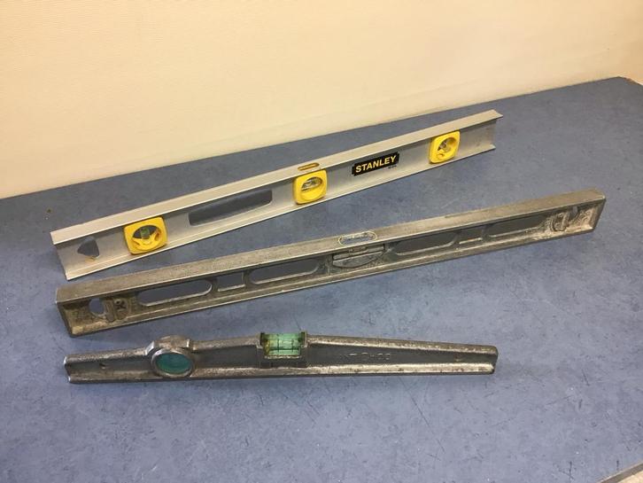 Aluminium  Waterpassen, Doe-het-zelf en Verbouw, Gereedschap | Handgereedschap, Gebruikt, Ophalen of Verzenden