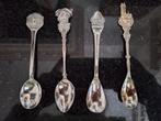 4x Theelepeltje Dordrecht, Verzamelen, Ophalen of Verzenden, Metaal, Bestek, Verzilverd