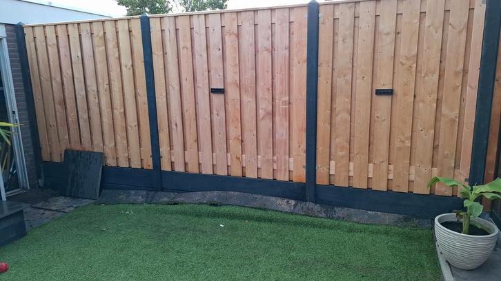 Schutting plaatsen, Tuin en Terras, Tuinhekken en Hekwerk, Nieuw, Tuinhek, Hout, Ophalen of Verzenden