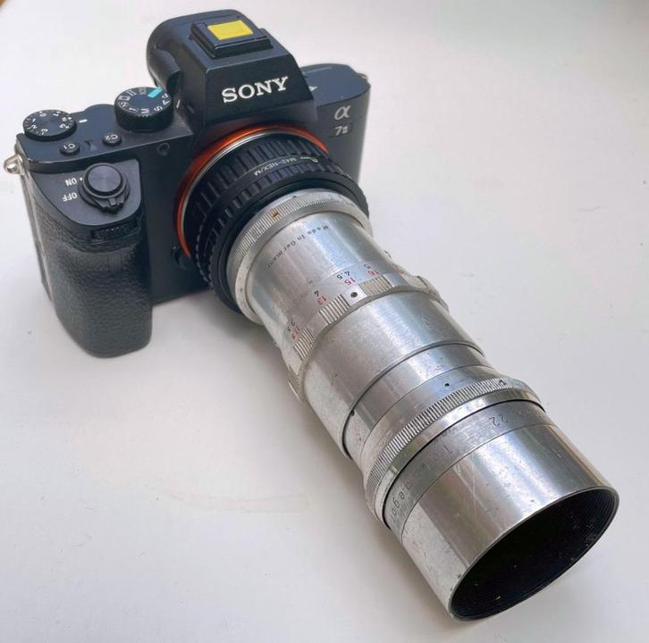 Telemegor 180mm f5.5 V (Meyer-Optik Görlitz) M39 / M42 mount, Verzamelen, Fotografica en Filmapparatuur, Ophalen of Verzenden