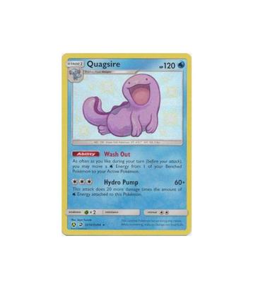 Pokemon Quagsire Hidden Fates Baby Shiny #SV10 Mint beschikbaar voor biedingen