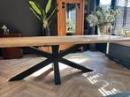 Eikenhouten Tafel 300x100 - Robuust & Stijlvol, Huis en Inrichting, Tafels | Eettafels, Ophalen, Gebruikt, Eikenhout, 200 cm of meer
