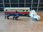 Volvo White truck met paardentrailer Siku vrachtwagen, Hobby en Vrije tijd, Modelauto's | 1:50, Ophalen of Verzenden, Gebruikt